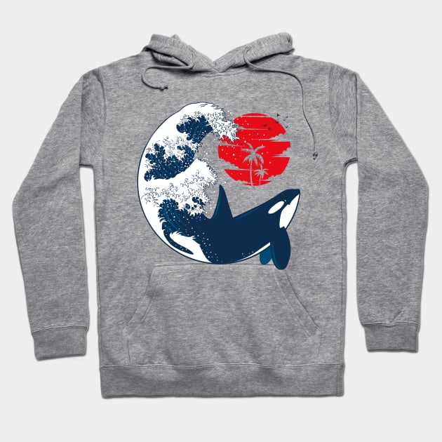 The Killer Wave Hoodie by albertocubatas